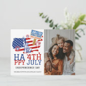 Happy 4 of 7月の独立記念日の写真 シーズンカード (スタンド正面)