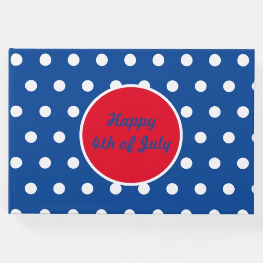 Happy 4 of 7月ゲストブック(青、白、赤) ゲストブック (正面)