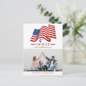 Happy 4 of 7月Independence Day America写真 ポストカード (スタンド正面)