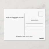 Happy 4 of 7月Independence Day America写真 ポストカード (裏面)