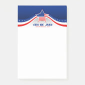 Happy 4 of 7月Post-it Notes ポストイット (正面)