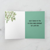 Happy 4th Birthday Grandson Koala Wildlife カード (内部)