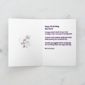 Happy 4th Birthday, Unicorn, Personalized カード (内部)