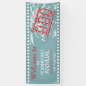 Happy 4th Fireworks BBQ ID185 横断幕 (縦)