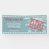 Happy 4th Fireworks BBQ ID185 横断幕 (横)