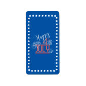 Happy 4th Fireworks Hershey's Wrapper ID185 ラベル (正面)