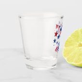 Happy 4th of 7月つるの星ID1103 ショットグラス (左)