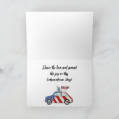 Happy 4th of 7月5日500 カード (内部)