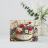 Happy 4th of July ポストカード (スタンド正面)