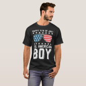 Happy 4th of July All American Boy Tシャツ (正面フル)