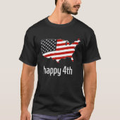 Happy 4th of July America Tシャツ (正面)