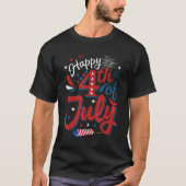 Happy 4th Of July Cool Independence Day Patriotic  Tシャツ (正面)