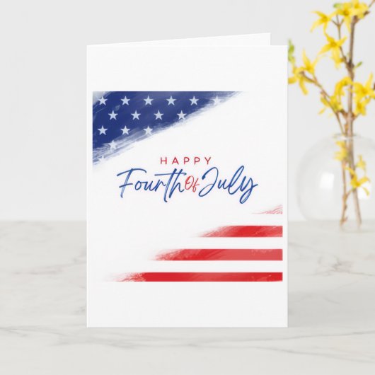 Happy 4th of July! Greeting Card カード (黄色い花)