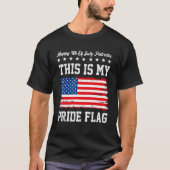 Happy 4th Of July Patriotic American US Flag 4th O Tシャツ (正面)