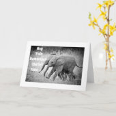 HAPPY **50誕生日に私の「ツイン」カード カード (黄色い花)