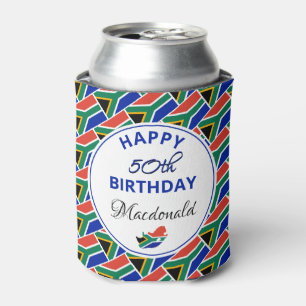 HAPPY 50誕生日南アフリカカスタム省 缶クーラー