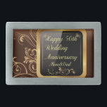 Happy 50th 結婚 Anniversary製数々の品セット 長方形ベルトバックル<br><div class="desc">50周年の記念結婚品数々の、美厳選されたしく高品質、ユニーク、私のオリジナルコンテンツの混合メディアとデジタルアートワークのデザインから直接生産さ感謝していせ。©2016 hgmdigitalarts ～すべての権利ショッピングのために予約</div>