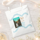 Happy 50th anniversary add couple name date weddin フェイバーバッグ (クリップ留めされた状態)