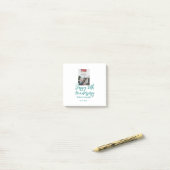 Happy 50th anniversary photo turquoise bow name da ポストイット (デスク上)
