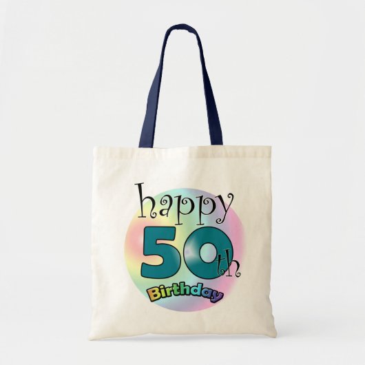 Happy 50th Birthday トートバッグ (正面)