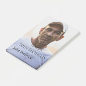 Happy 50th birthday name photo year man simple min ポストイット (アングル)