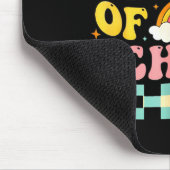 Happy 50th Day Of School Retro Teacher Students Sm マウスパッド (コーナー)