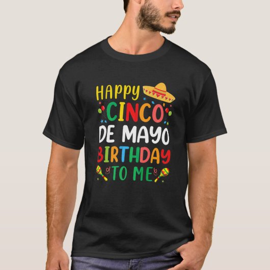 Happy 5 De Mayo Cinco De Mayo Viva Mexico 5 De May Tシャツ (正面)