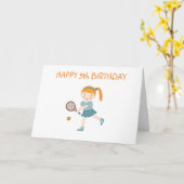 **HAPPY 5th誕生日」カードfor HER カード (黄色い花)