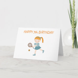**HAPPY 5th誕生日」カードfor HER カード