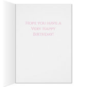 Happy 5th Birthday personalized card (内側 (右))