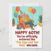 Happy 60th - Officially Too Old for This Decade シーズンカード (正面)