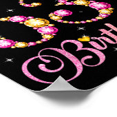 Happy 63rd Birthday 63 Years Old Men Women Birthda ポスター (角)