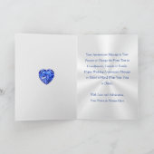 Happy 65th 結婚anniversary cards, Mum andパパ カード (内部)