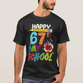 Happy 67 Days of School 67th Day Smarter Six Seven Tシャツ (正面)
