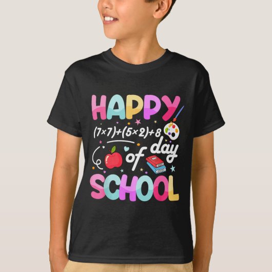 Happy 67 Days Of School 67th Day Smarter Six Seven Tシャツ (正面)