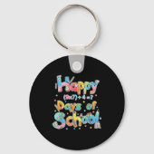 Happy 67 Days Of School Math Equation Teacher Six  キーホルダー (正面)