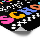 Happy 67 Days Of School Math Teacher Students Six  ポスター (角)