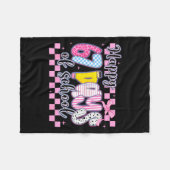 Happy 67 Days Of School Six Seven Meme Boy Girl Te フリースブランケット (正面(横))