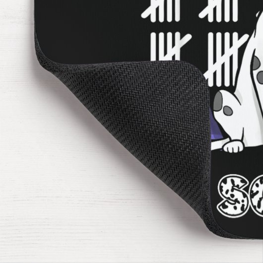 Happy 67 Days School Cute Dog 67 Days Smarter Stud マウスパッド (コーナー)