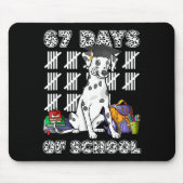 Happy 67 Days School Cute Dog 67 Days Smarter Stud マウスパッド (正面)