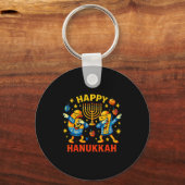 Happy 67 Hanukkah Funny Holiday Meme Design  キーホルダー (正面)