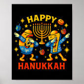 Happy 67 Hanukkah Funny Holiday Meme Design  ポスター (正面)