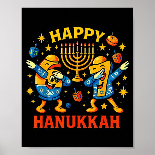Happy 67 Hanukkah Funny Holiday Meme Design ポスター (正面)