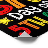 Happy 67th Day Of 5th Grade Teacher Student Six Se ポスター (角)