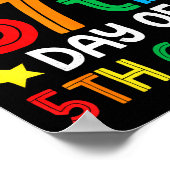 Happy 67th Day Of 5th Grade Teacher Student Six Se ポスター (角)