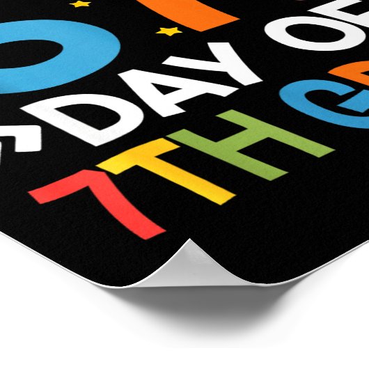 Happy 67th Day Of 7th Grade Teachers 67 Days Of Sc ポスター (角)