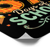 Happy 67th Day Of School Funny Teacher Thanksgivin ポスター (角)