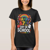 Happy 67th Day Of School Meme 67 Days Of School Ra Tシャツ (正面)