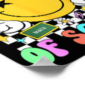 Happy 67th Day Of School Vibes Smile Face 67 Days  ポスター (角)