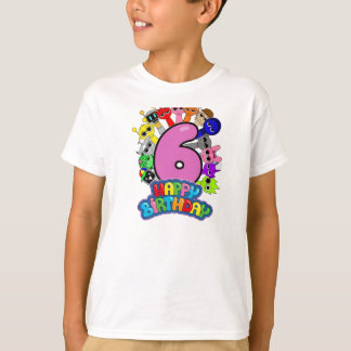Happy 6th Birthday Sprunki - Simon Funbot Oren Tシャツ